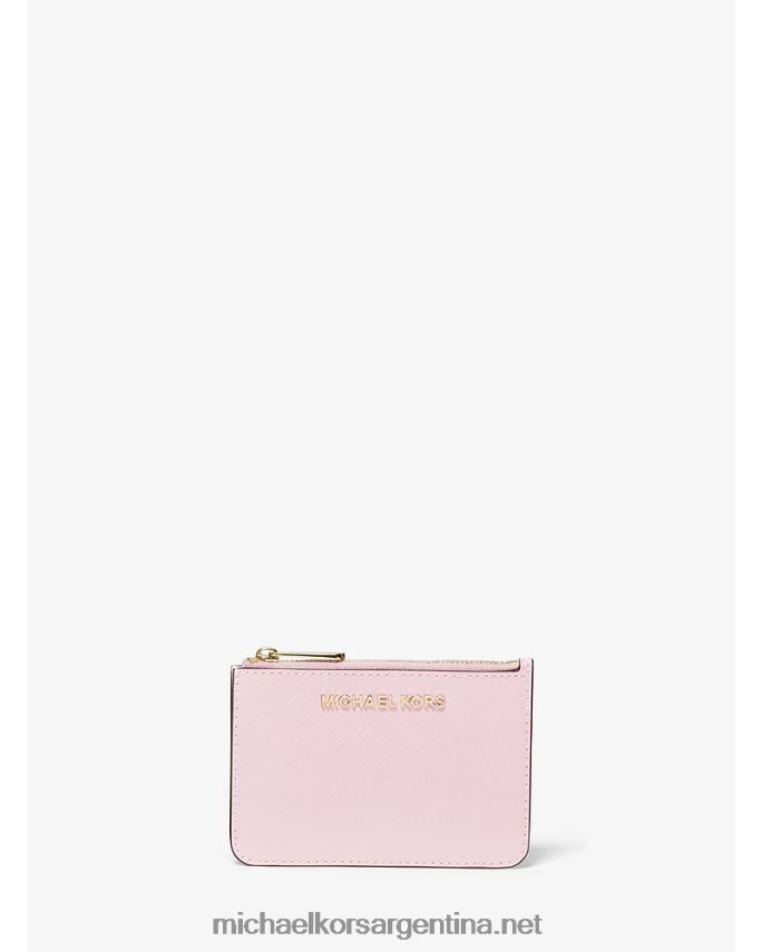 unisexo rubor en polvo monedero jet set travel pequeño de piel saffiano Michael Kors T46HB03947