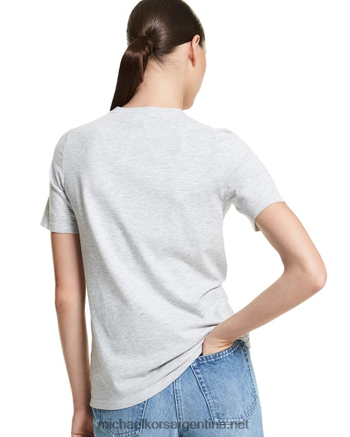 unisexo Perla gris camiseta colección viscosa stretch Michael Kors T46HB03672