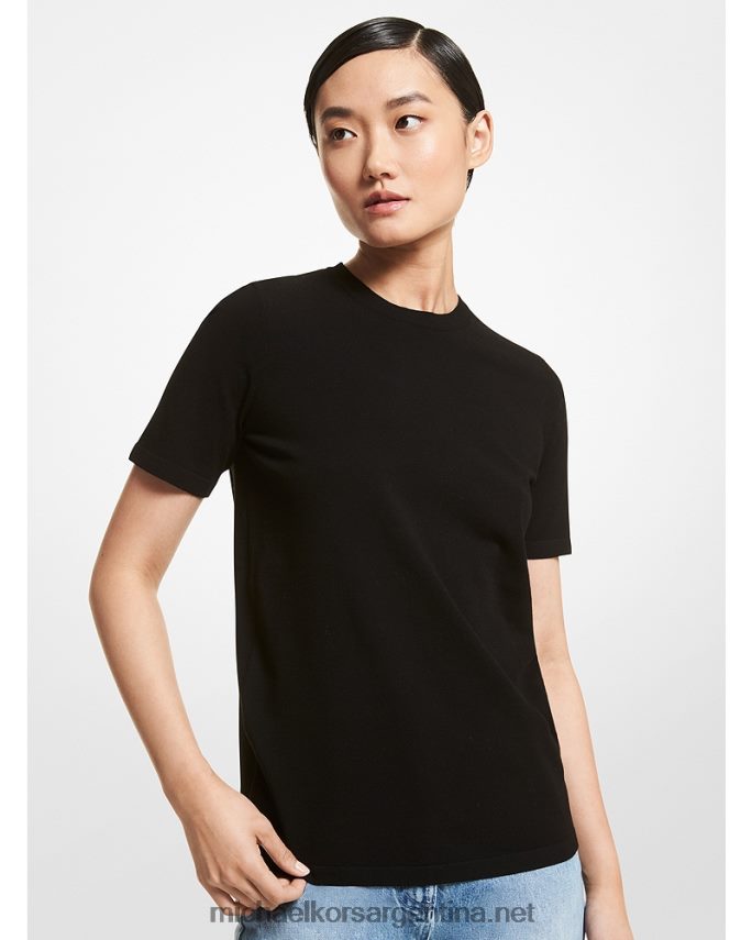 unisexo negro camiseta colección viscosa stretch Michael Kors T46HB03673