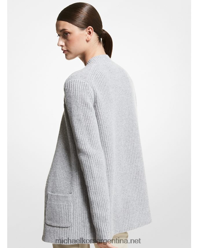 unisexo Perla gris Cárdigan Collection en mezcla de Cachemira Michael Kors T46HB03668
