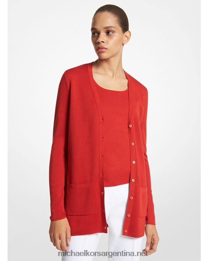 unisexo amapola cárdigan de seda colección bette Michael Kors T46HB03490