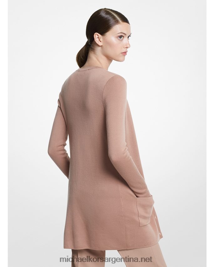unisexo bronceado cárdigan de cachemira de la colección Bette Michael Kors T46HB03684