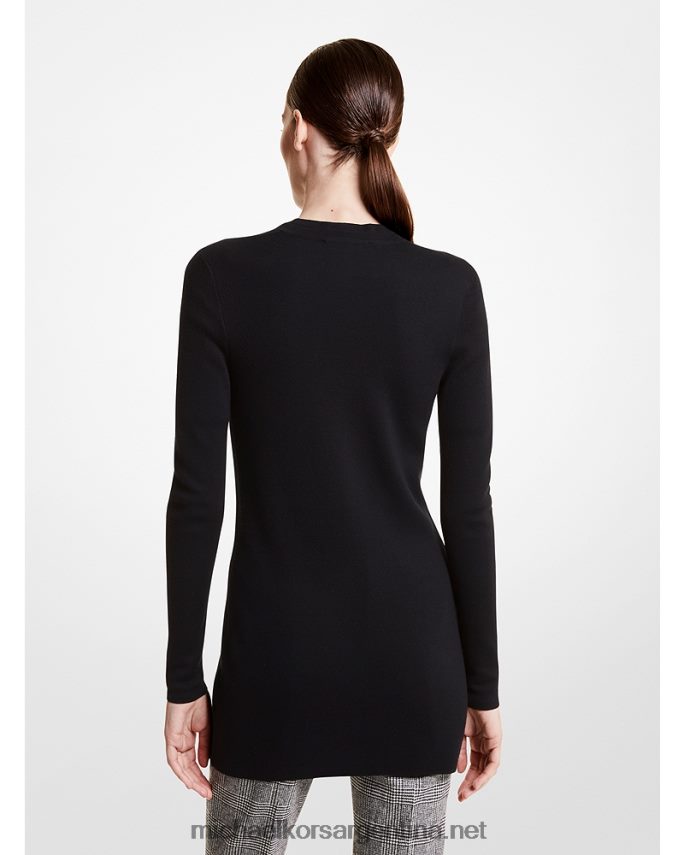 unisexo negro cárdigan de cachemira de la colección Bette Michael Kors T46HB03679