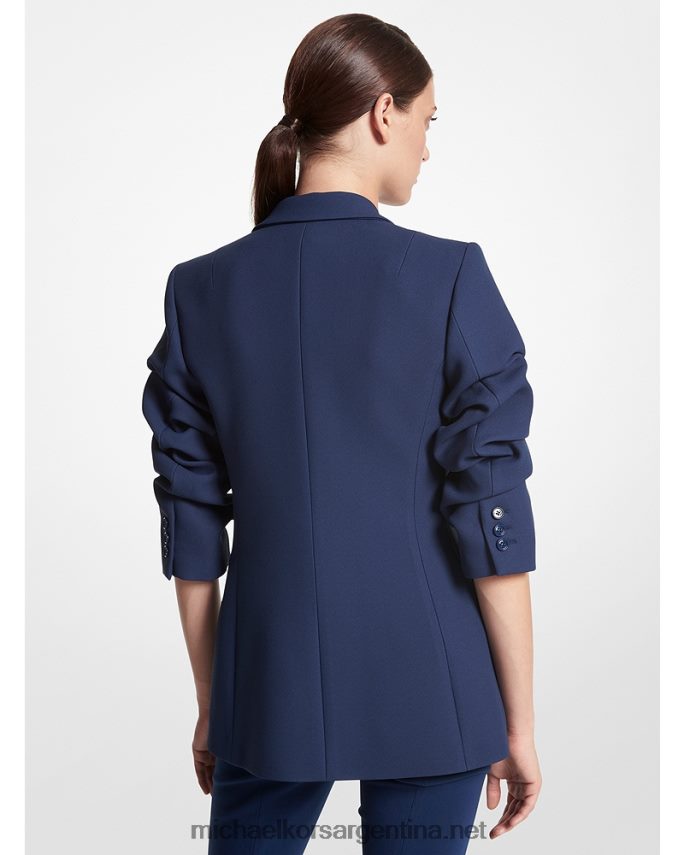 unisexo Armada blazer de manga aplastada de doble crepe sable de collection cate Michael Kors T46HB03429