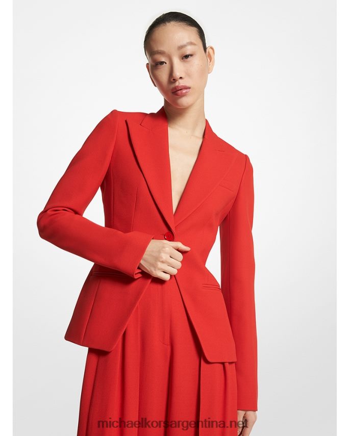 unisexo amapola blazer doble crepe sable collection Michael Kors T46HB03491