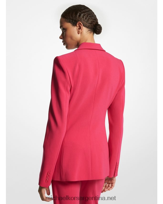 unisexo fucsia blazer de crepé pedrería stretch georgina de la colección Michael Kors T46HB03762