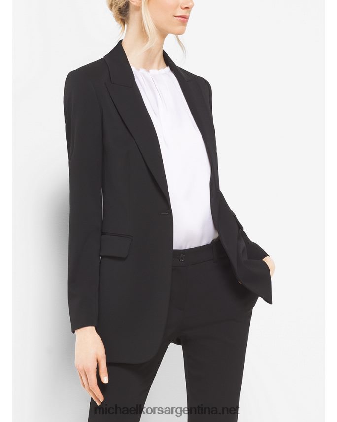 unisexo negro blazer de lana stretch collection Michael Kors T46HB03686