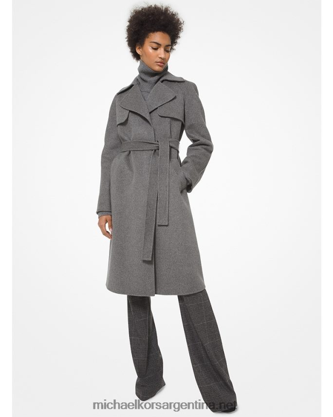 unisexo banquero gris colección jennifer gabardina melton de lana Michael Kors T46HB03710