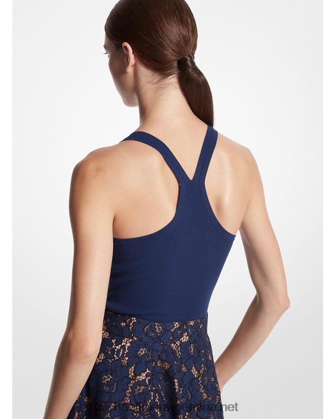 unisexo Armada body con espalda nadadora de viscosa elástica de canalé Michael Kors T46HB03572