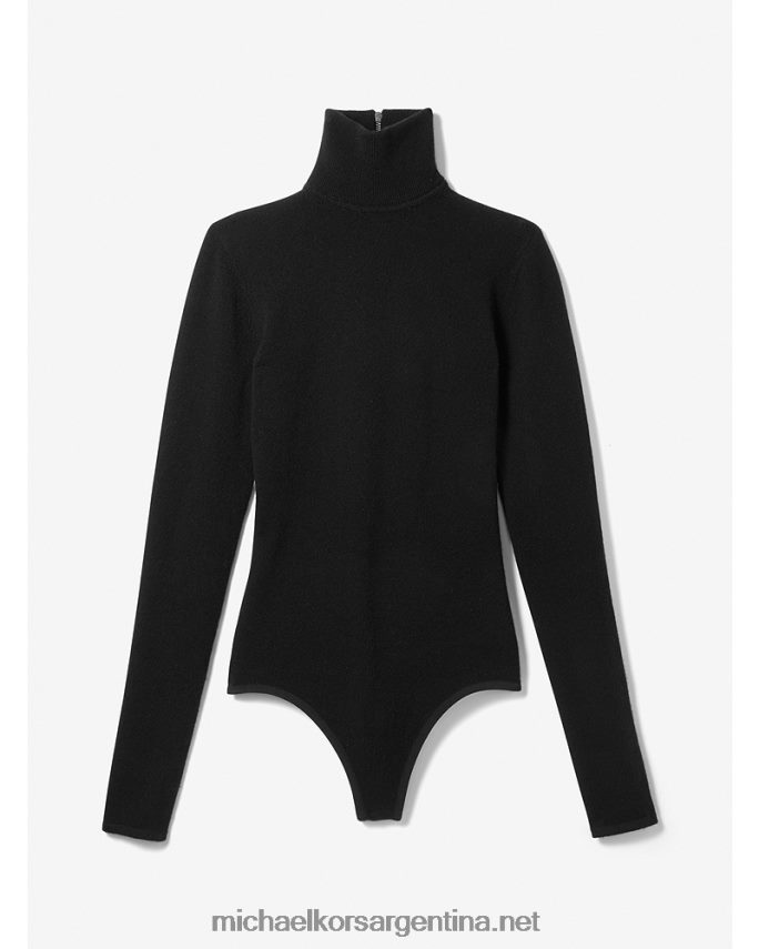 unisexo negro body de cashmere elástico con cuello alto de collection Michael Kors T46HB03700