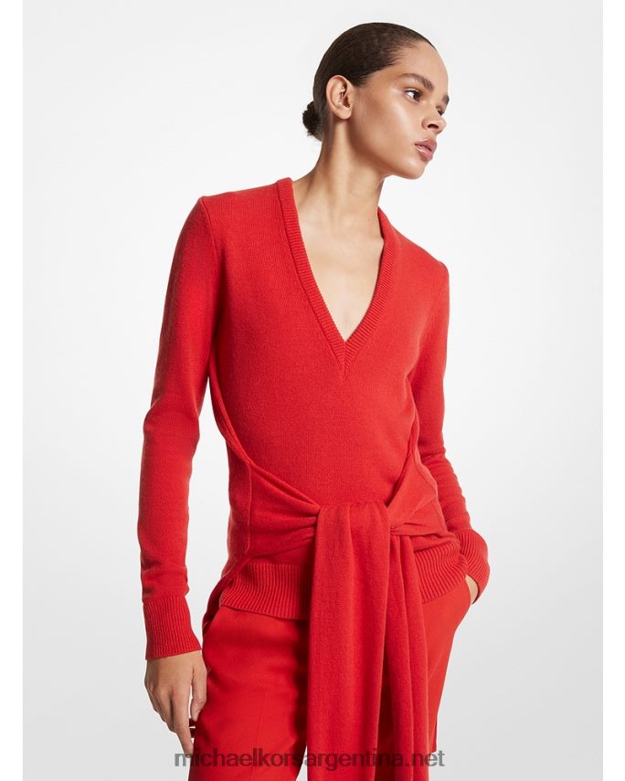 unisexo amapola suéter bufanda colección cashmere Michael Kors T46HB03486