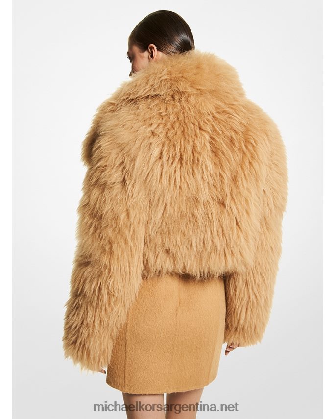 unisexo camello colección bolero de punto de borrego Michael Kors T46HB03629