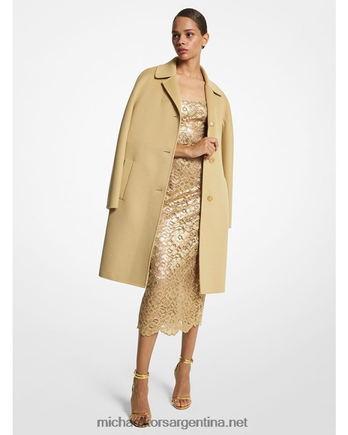 unisexo duna colección doble cara cashgora melton balmacaan Michael Kors T46HB03460