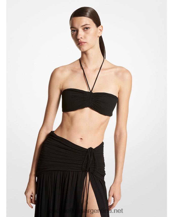 unisexo negro colección halter jersey mate bandeau Michael Kors T46HB03401