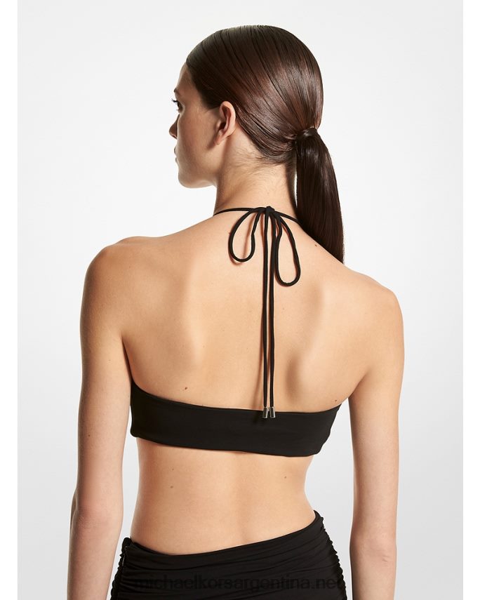unisexo negro colección halter jersey mate bandeau Michael Kors T46HB03401
