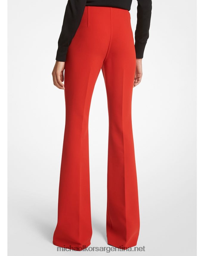 unisexo amapola pantalones acampanados de sarga de lana elástica de doble cara de la colección brooke Michael Kors T46HB03482
