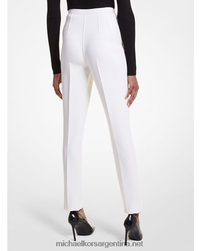 unisexo blanco pantalones pitillo de lana elástica Collection Michael Kors T46HB03625