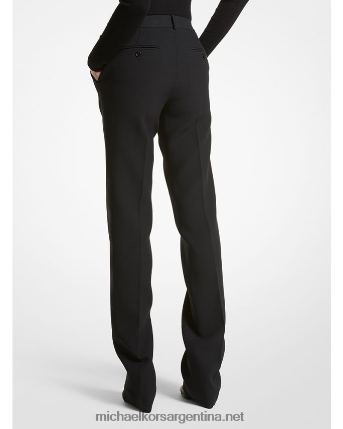 unisexo negro pantalones de crepe sable doble collection carolyn Michael Kors T46HB03580