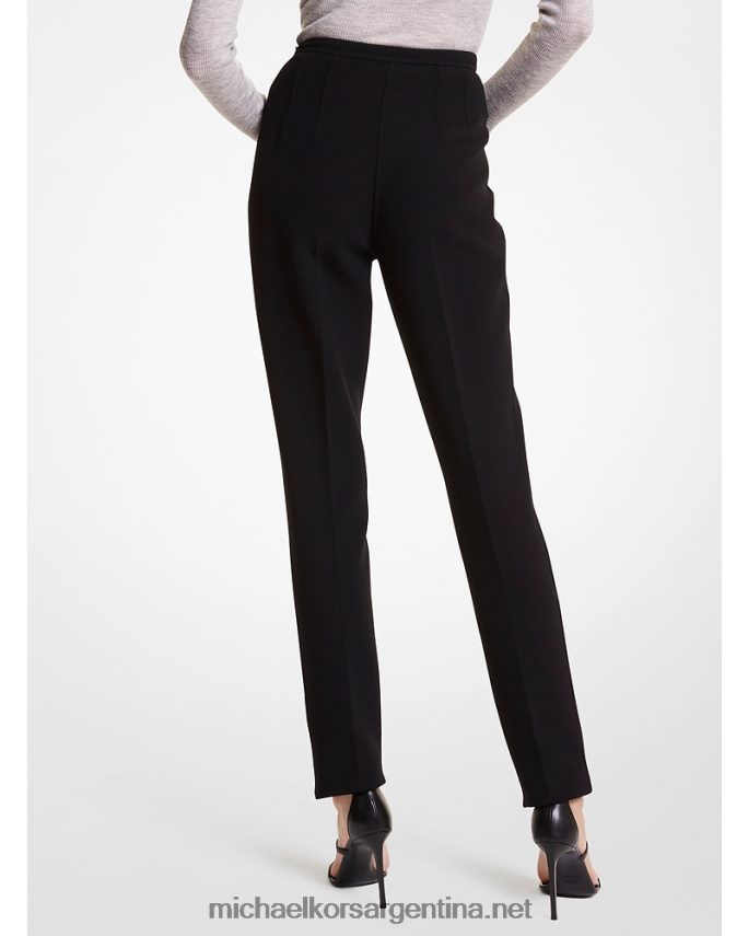 unisexo negro pantalones pitillo de lana elástica Collection Michael Kors T46HB03626