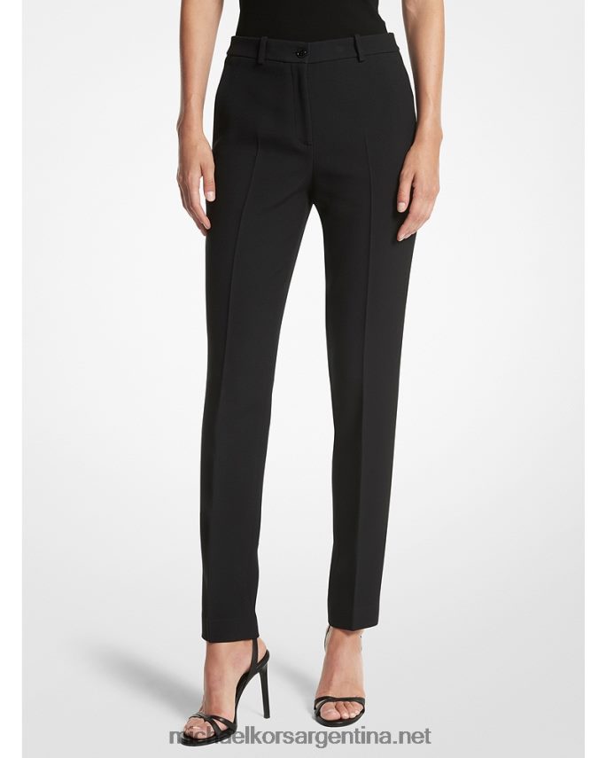 unisexo negro pantalones samantha doble crepe sable de la colección Michael Kors T46HB03507