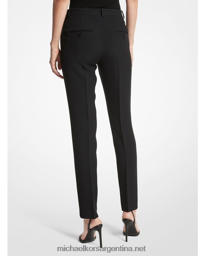 unisexo negro pantalones samantha doble crepe sable de la colección Michael Kors T46HB03507