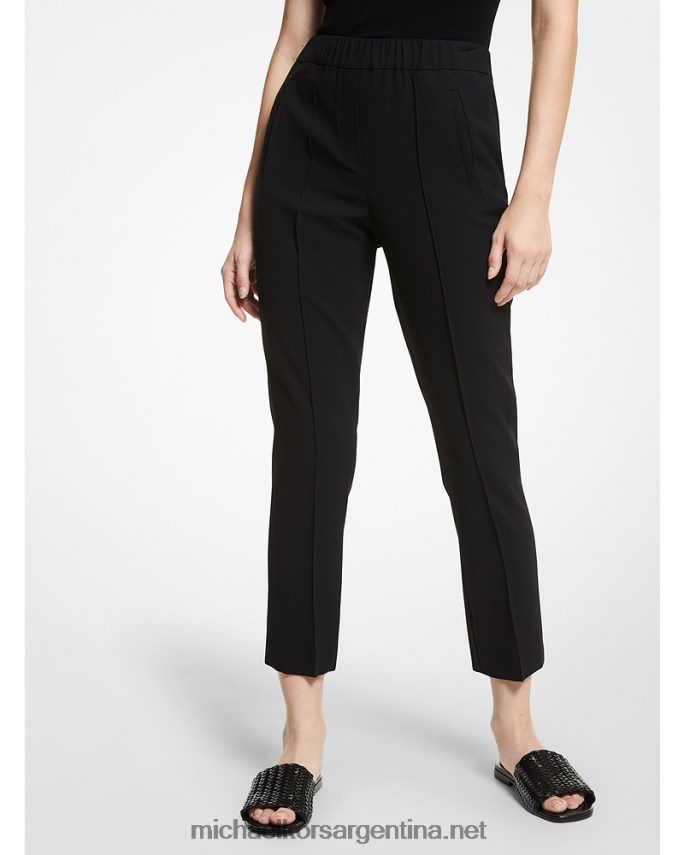 unisexo negro pantalones sarga colección lana Michael Kors T46HB03732