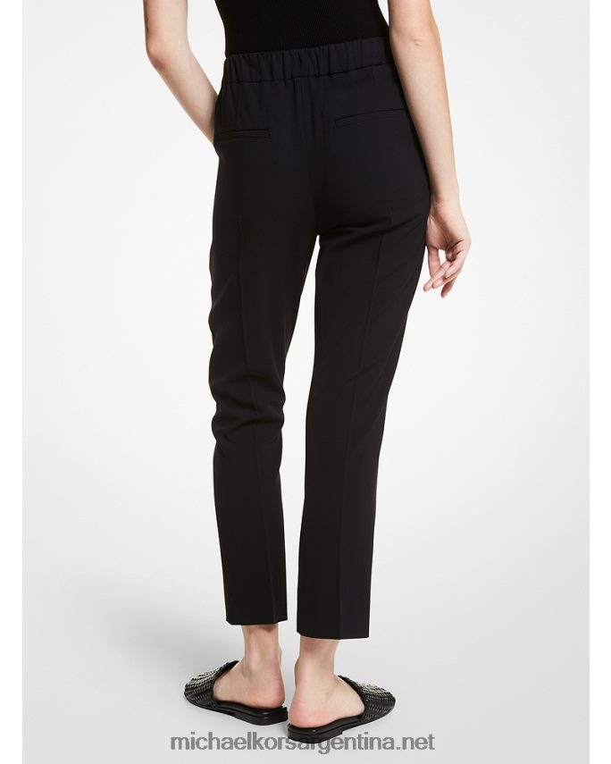 unisexo negro pantalones sarga colección lana Michael Kors T46HB03732