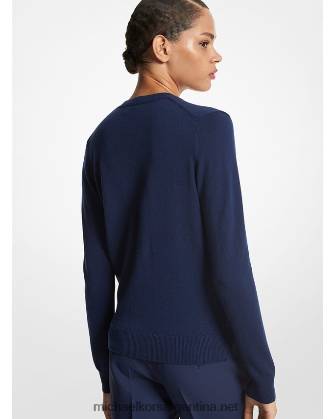 unisexo Armada jersey de cashmere con cuello de pico Michael Kors T46HB03541