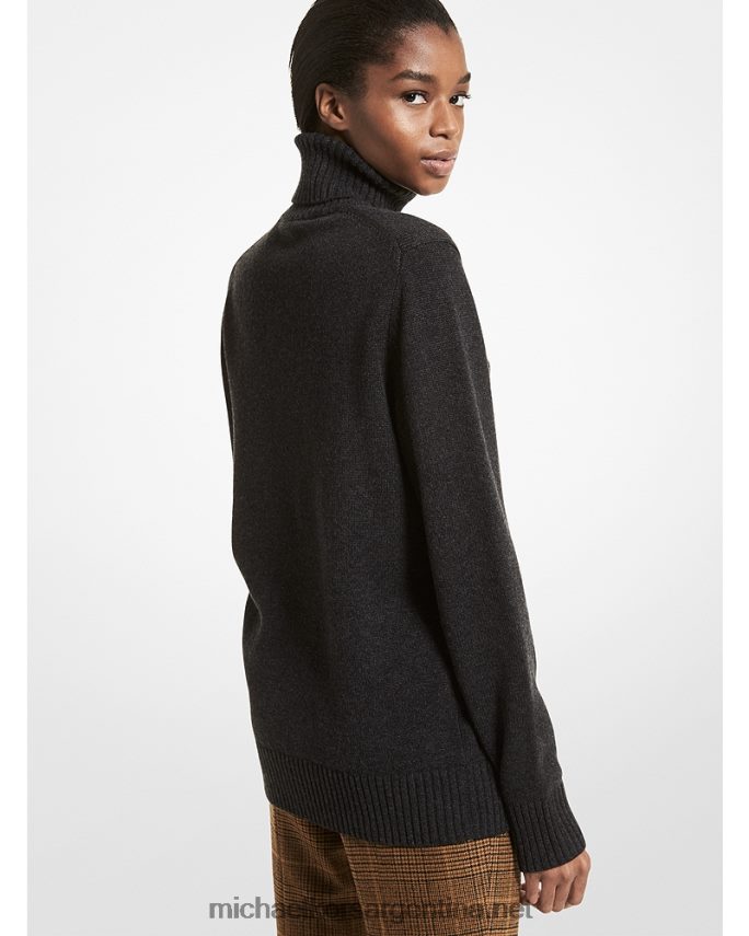 unisexo carbón colección joan suéter de cuello alto de cachemir Michael Kors T46HB03709
