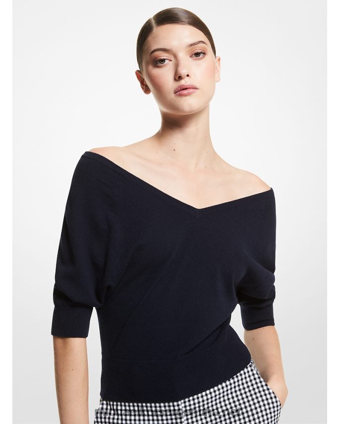 unisexo medianoche jersey de cashmere con hombros descubiertos Michael Kors T46HB03678