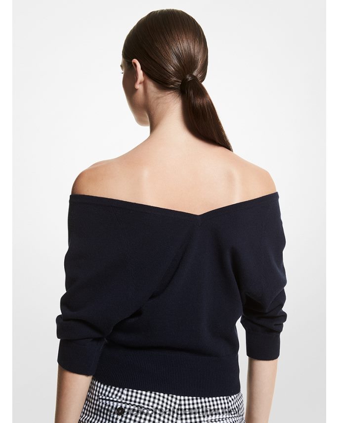 unisexo medianoche jersey de cashmere con hombros descubiertos Michael Kors T46HB03678