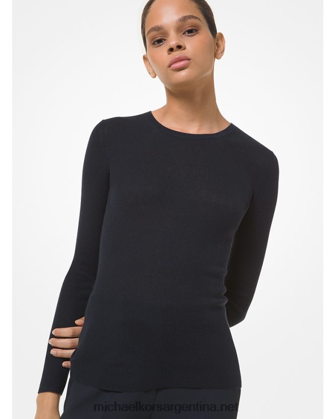 unisexo medianoche suéter de cachemira de peso pluma de la colección Michael Kors T46HB03749