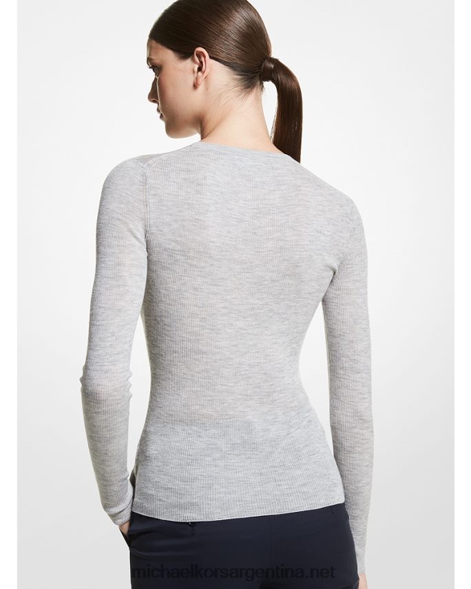 unisexo mel brezo suéter de cachemir de peso pluma de la colección hutton Michael Kors T46HB03499