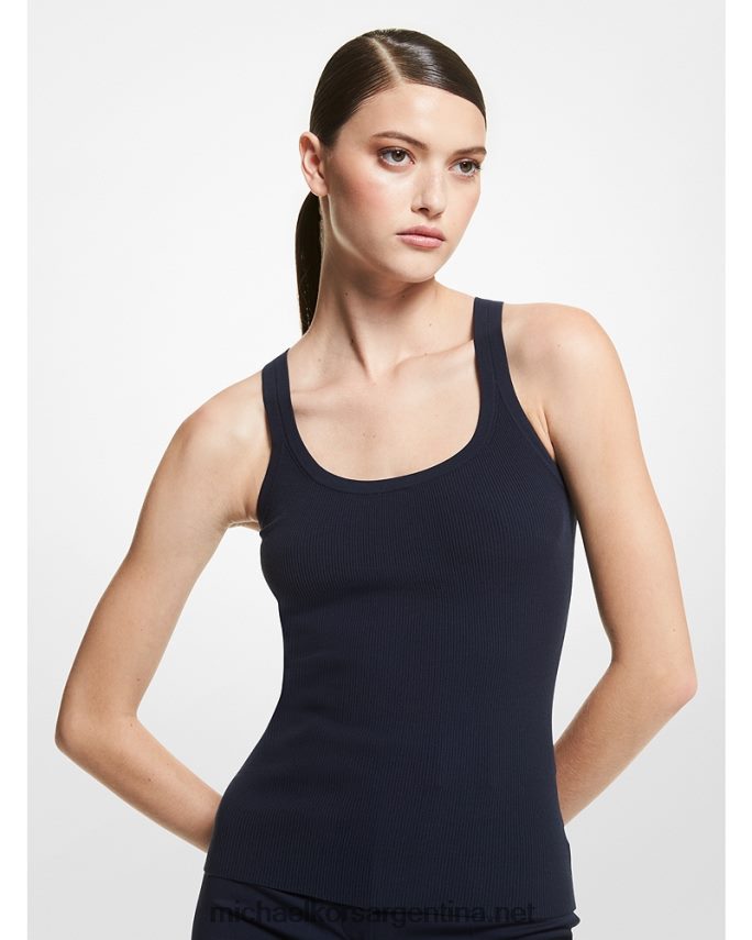 unisexo medianoche camiseta sin mangas de viscosa elástica de canalé collection Michael Kors T46HB03674