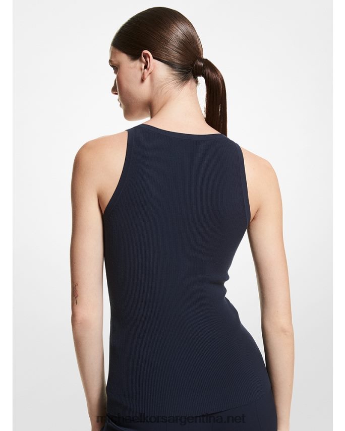 unisexo medianoche camiseta sin mangas de viscosa elástica de canalé collection Michael Kors T46HB03674