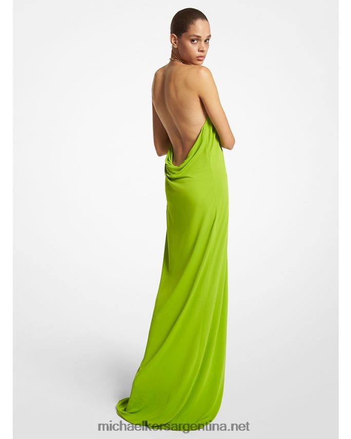 unisexo cal colección crepe jersey collar vestido Michael Kors T46HB03519