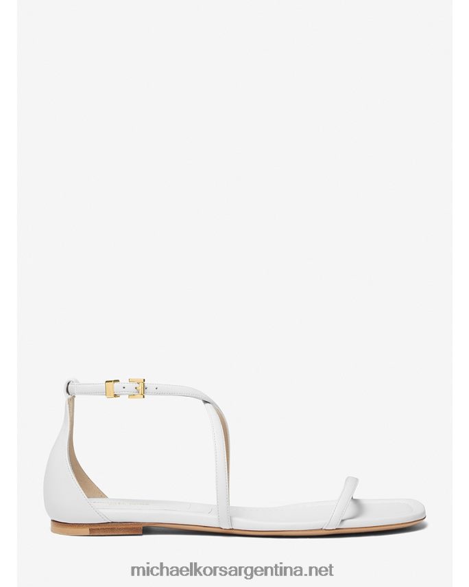 unisexo Blanco óptico sandalia colección polly piel Michael Kors T46HB03829