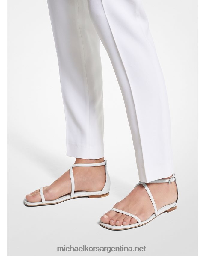 unisexo Blanco óptico sandalia colección polly piel Michael Kors T46HB03829