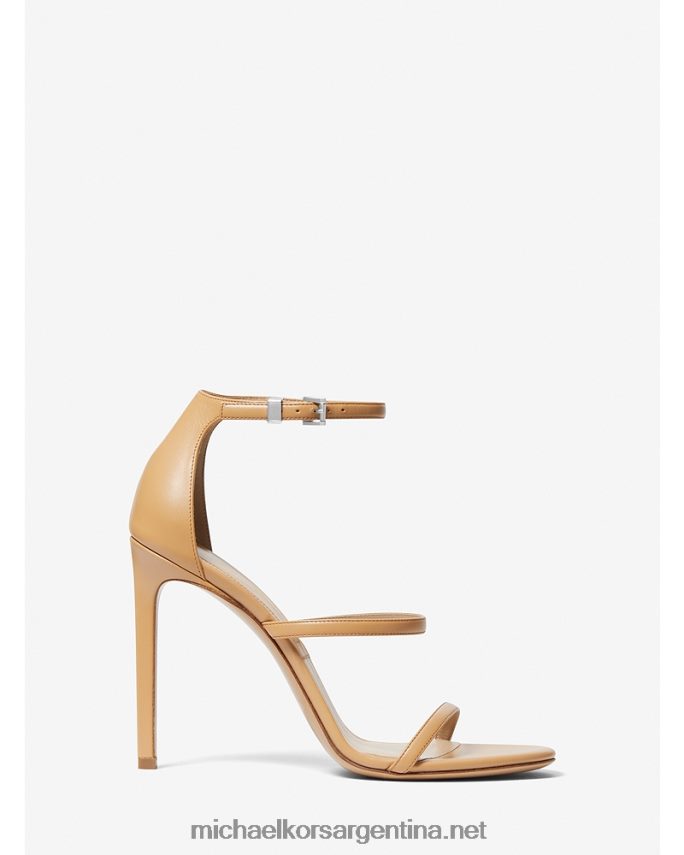 unisexo camello sandalia de piel colección nadege Michael Kors T46HB03845